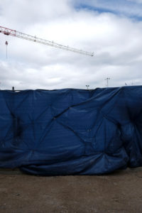Europe, Denmark, Copenhagen, construction site Europe, Denmark, Copenhagen, construction site